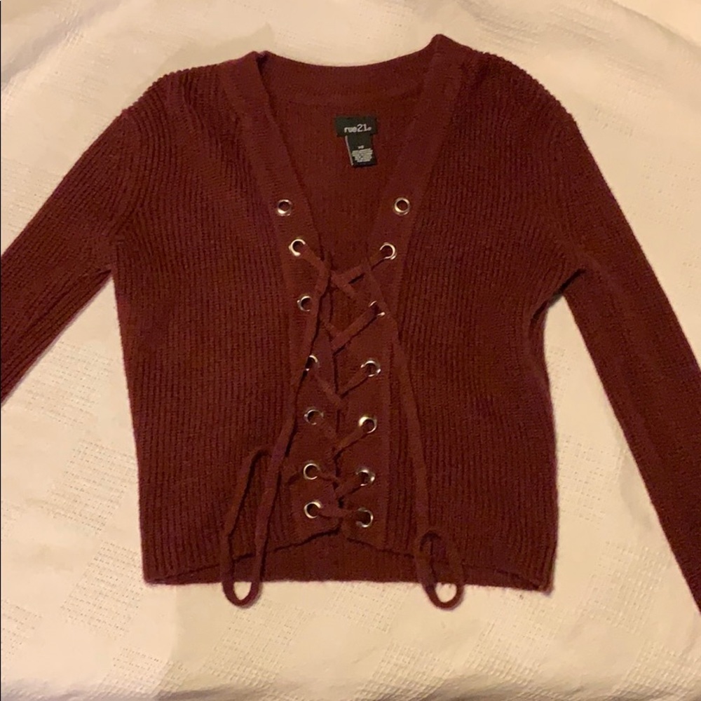 Cropped sweater
